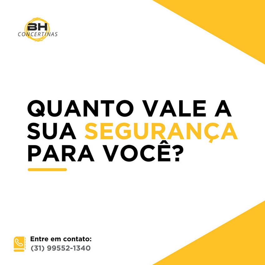 Quanto vale a sua segurança para você